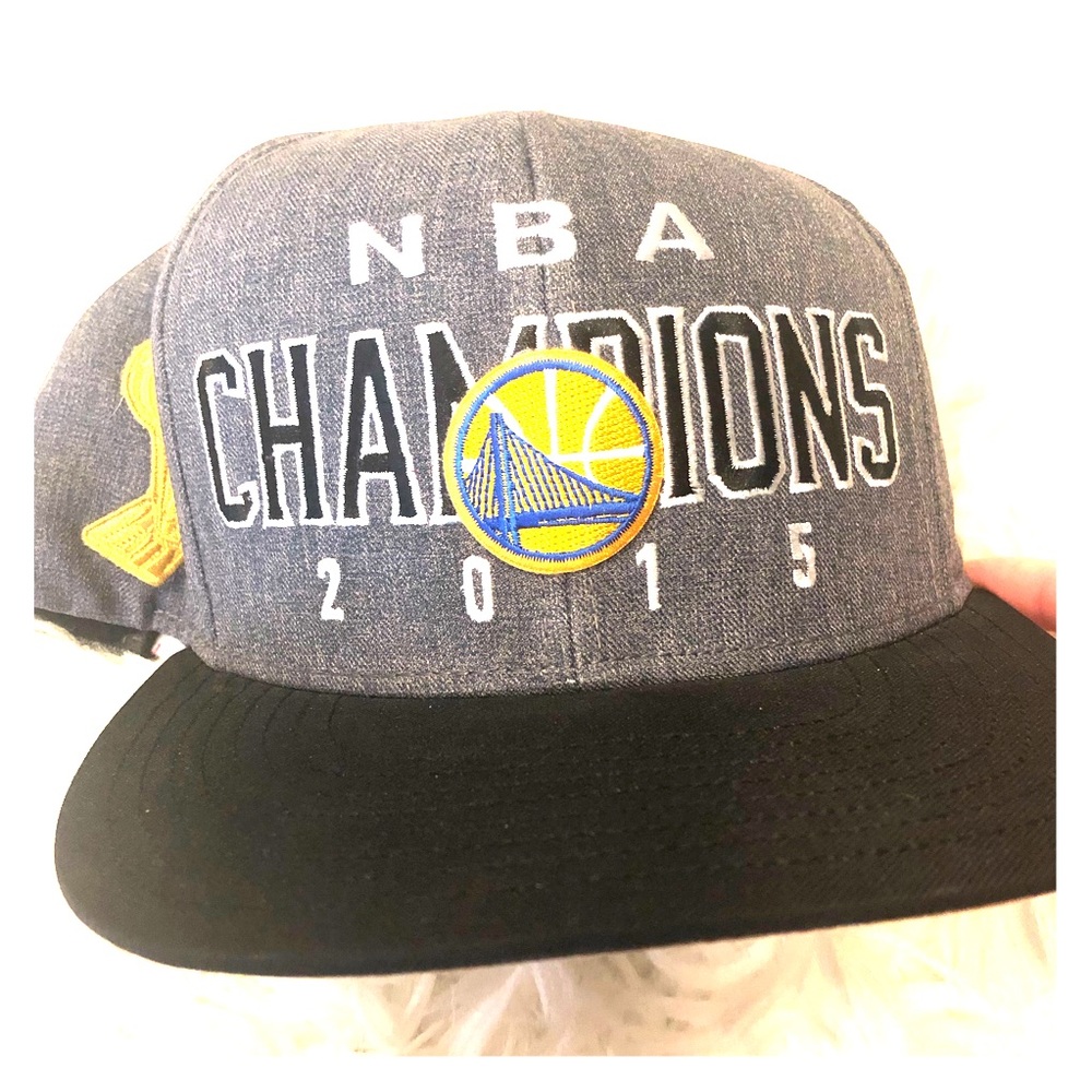 Warriors Adidas NBA championship hat